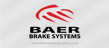 BAER Performance Brakes Decals 02 - Pair (2 pieces)